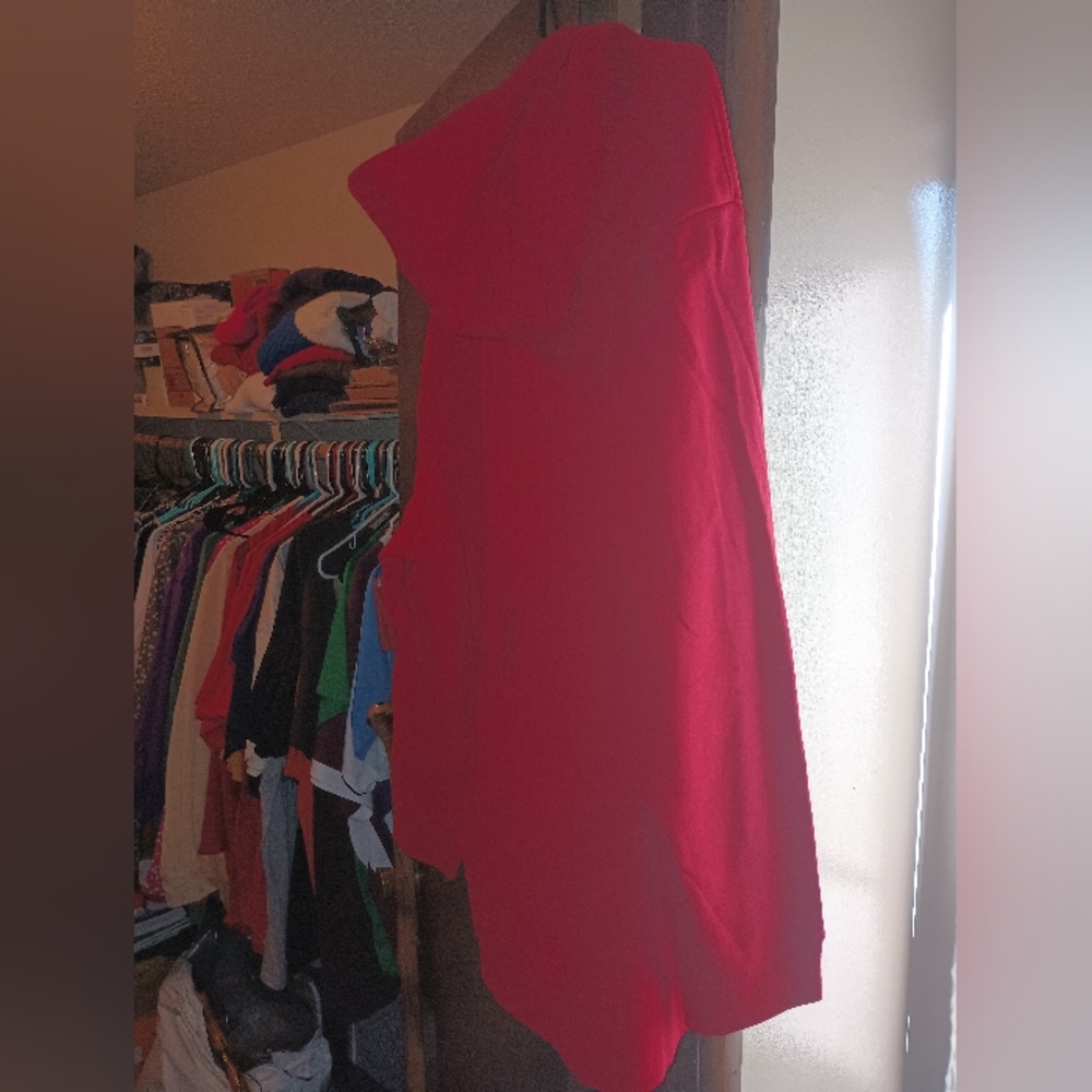 3xl red men's custom hoodie - Picture 3 of 4